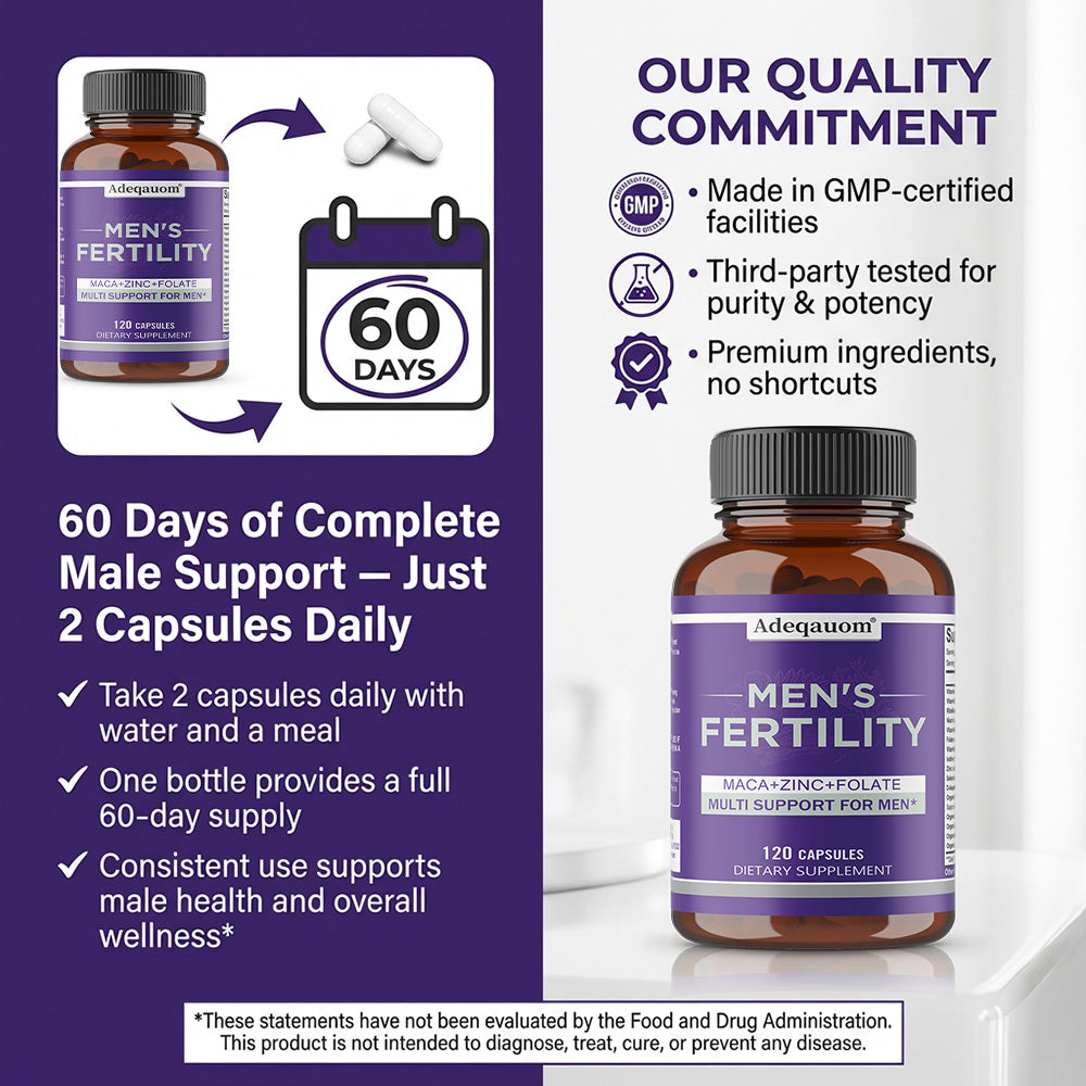 Adeqauom® Women's Probiotics 120 Billion CFUs – 15 Strains & 16 Digestive Enzymes for Vaginal, Urinary & Gut Health (120 Capsules)