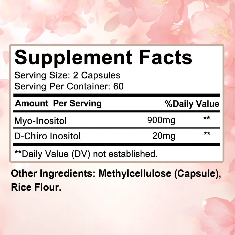 Adeqauom® Myo & D-Chiro Inositol Complex | 40:1 Ratio for Hormonal Balance & Ovarian Support