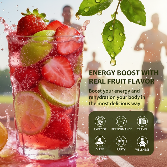 Strawberry Limeade Electrolyte Packets | Sugar-Free Hydration | 30 Sticks