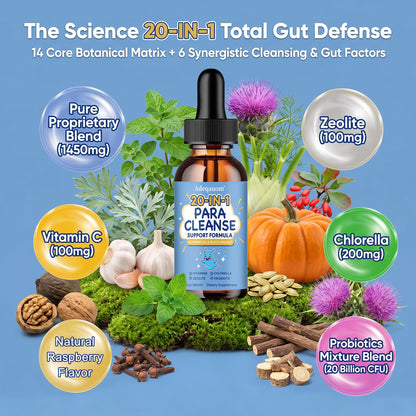 20-in-1 Para Cleanse Drops | Advanced Gut & Digestive Support for Adults & Kids