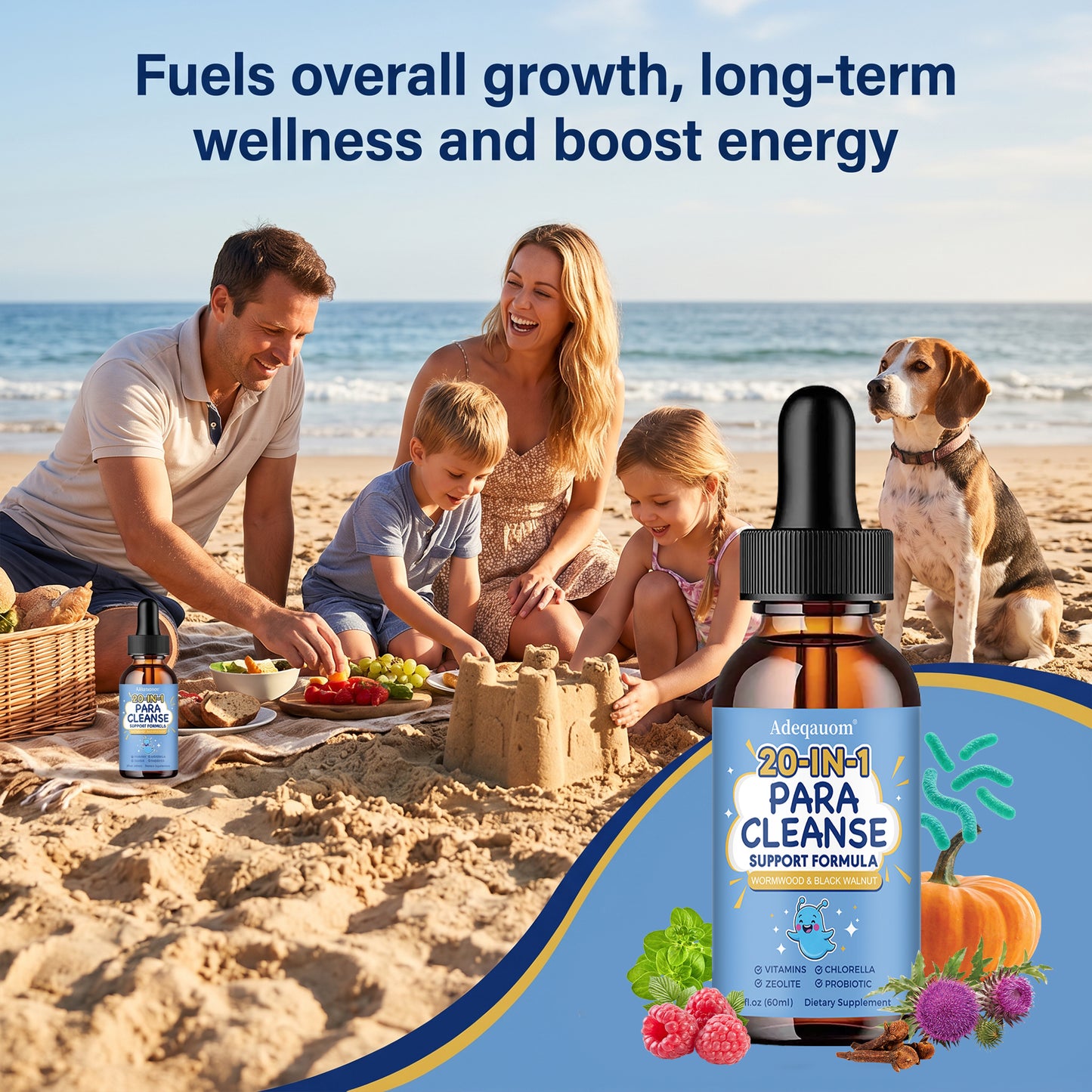 20-in-1 Para Cleanse Drops | Advanced Gut & Digestive Support for Adults & Kids