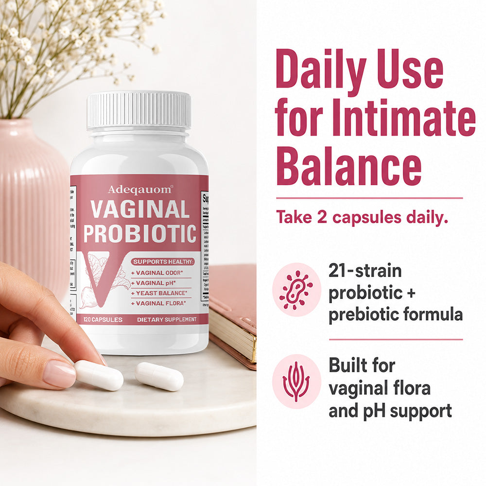 Adeqauom® Vaginal Probiotic | pH, Odor & Yeast Balance Support