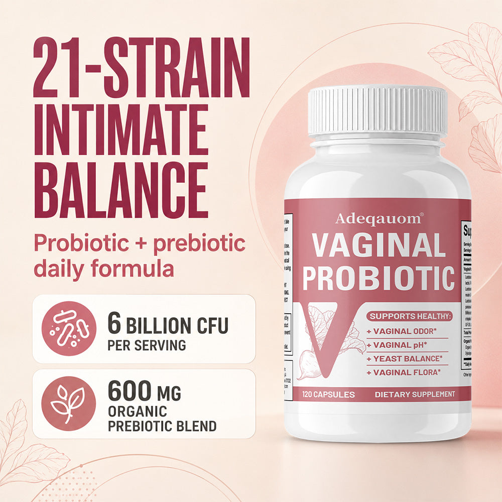 Adeqauom® Vaginal Probiotic | pH, Odor & Yeast Balance Support