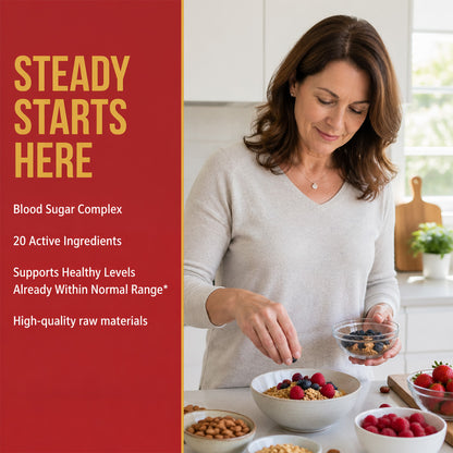 Adeqauom® Blood Sugar Complex 940mg – 20 Active Ingredients with Cinnamon, Chromium & Mulberry for Glucose & Immune Health (120 Capsules)