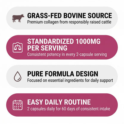 Adeqauom® Collagen Peptides Complex | with Vitamin C & Biotin for Hair, Skin, Nails & Joint Support