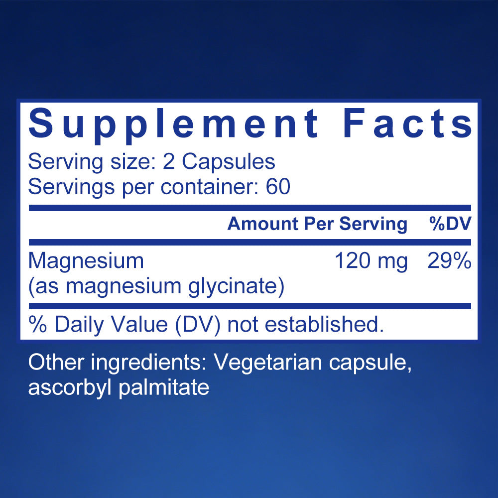 Adeqauom® Magnesium Glycinate | For Sensitive Individuals, Cardiometabolic, Neurocognitive & Musculoskeletal Health