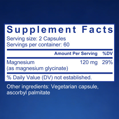 Adeqauom® Magnesium Glycinate | For Sensitive Individuals, Cardiometabolic, Neurocognitive & Musculoskeletal Health