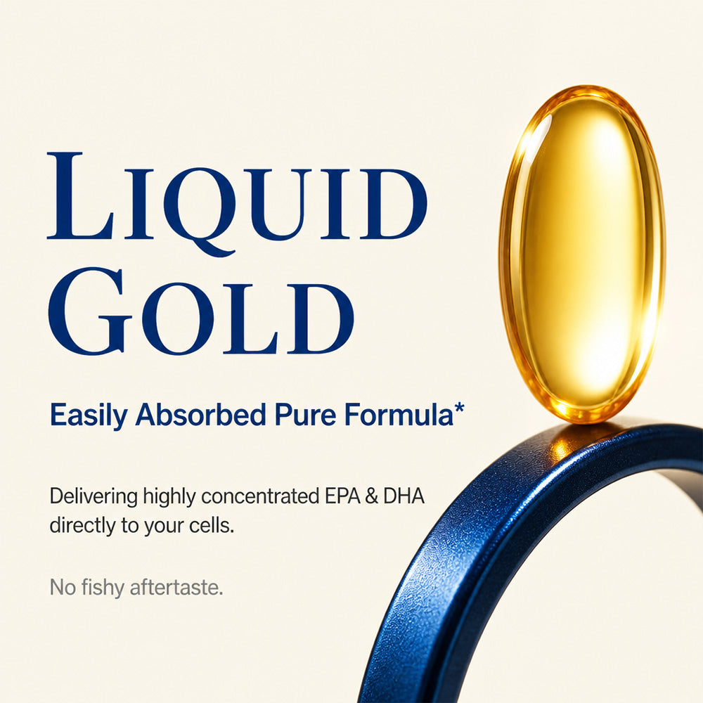 Adeqauom® Omega-3 Fish Oil | with EPA & DHA for Cardiovascular & Brain Health