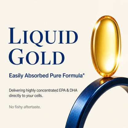 Adeqauom® Omega-3 Fish Oil | with EPA & DHA for Cardiovascular & Brain Health