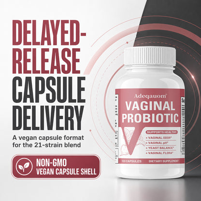 Adeqauom® Vaginal Probiotic | pH, Odor & Yeast Balance Support